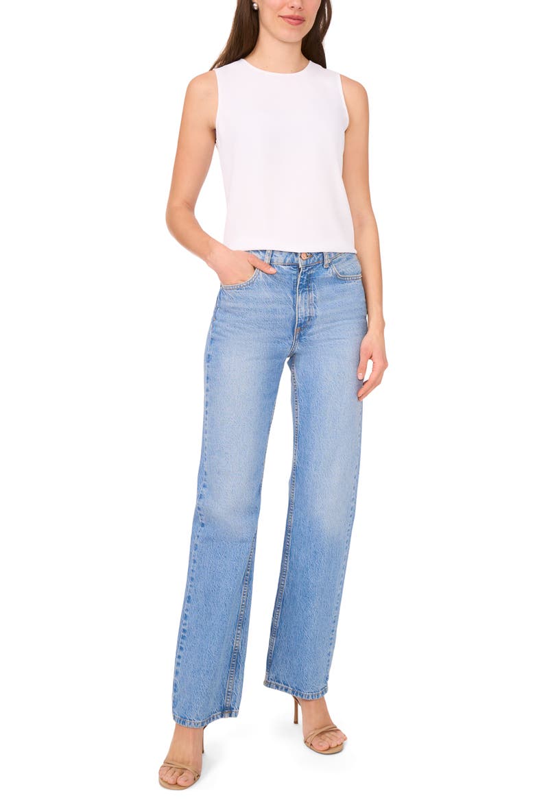 Everyday Sleeveless Shell, Alternate, color, BRIGHT WHITE