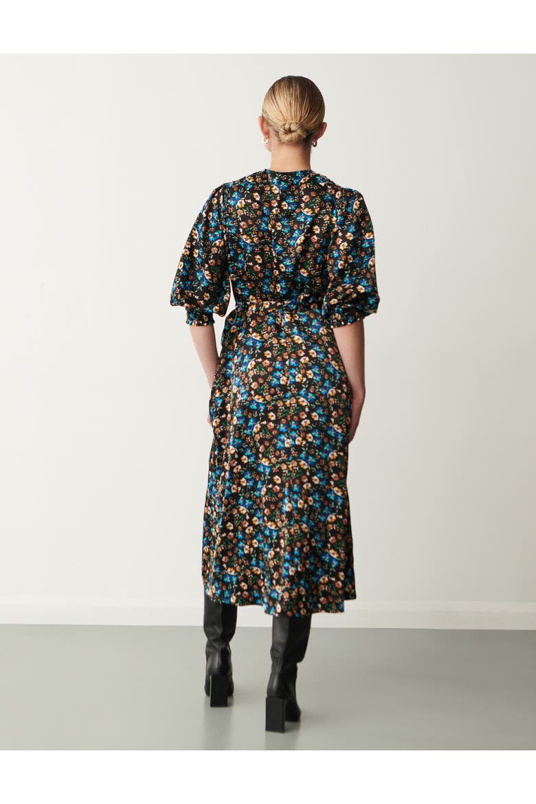 Kiera Floral Midi Dress, Alternate, color, Ditsy Floral