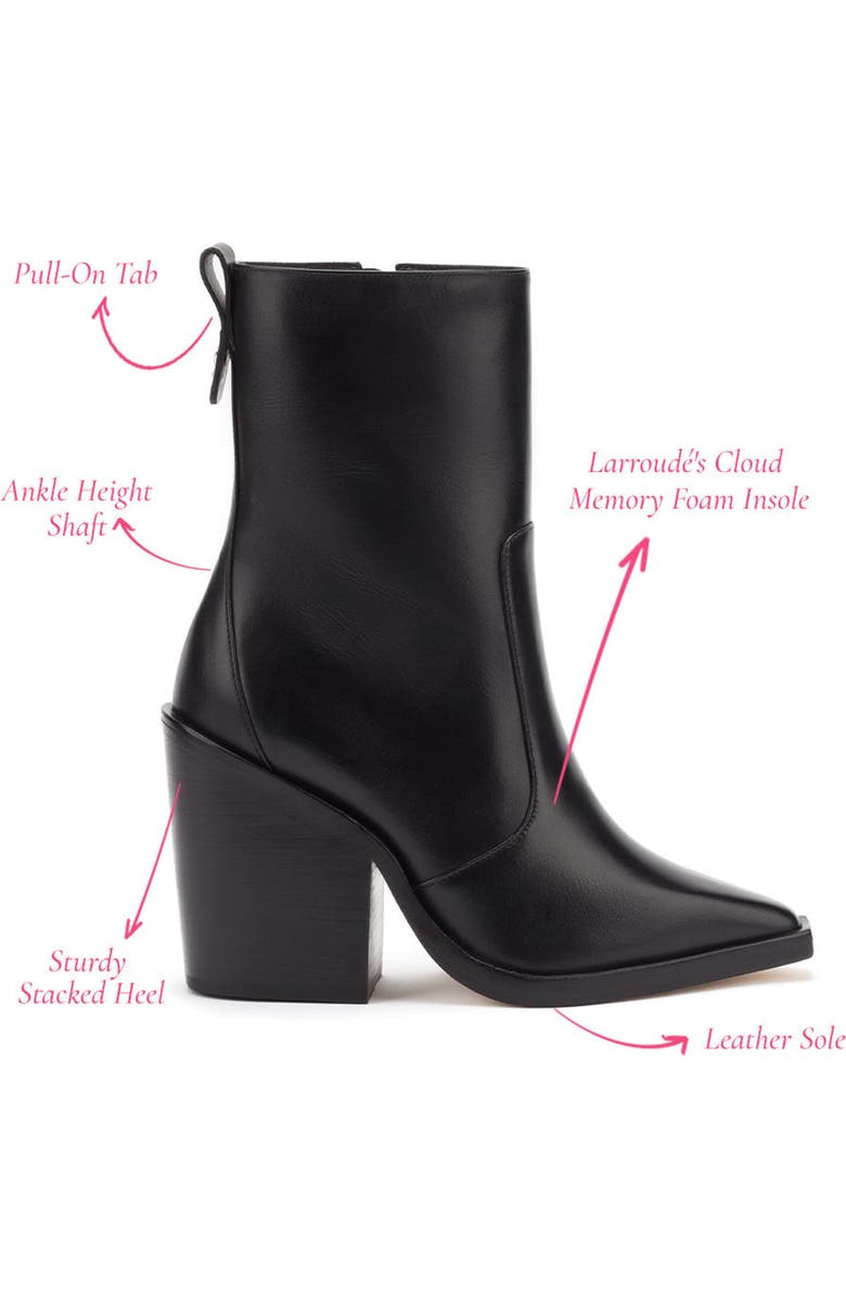 Larroudé James Boot In Black Leather, Alternate, color,