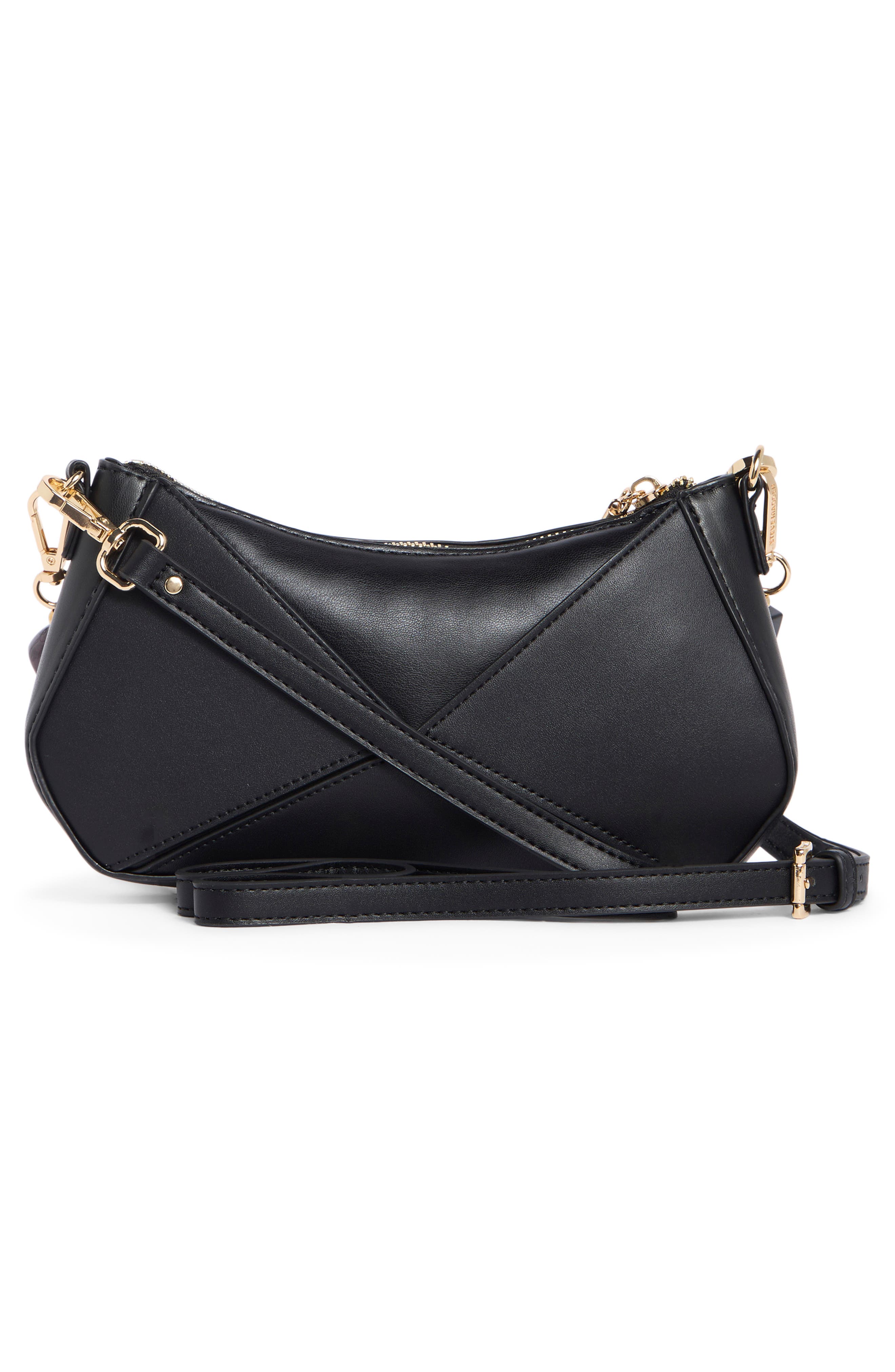 Steve Madden Blythe Beaded Crossbody Bag, Alternate, color, Black