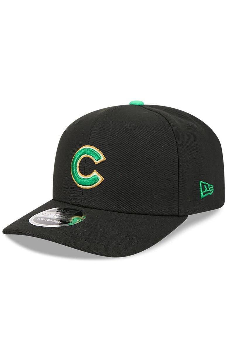 New Era Men's New Era Black Chicago Cubs 2026 St. Patrick's Day 9SEVENTY Adjustable Hat, Alternate, color,