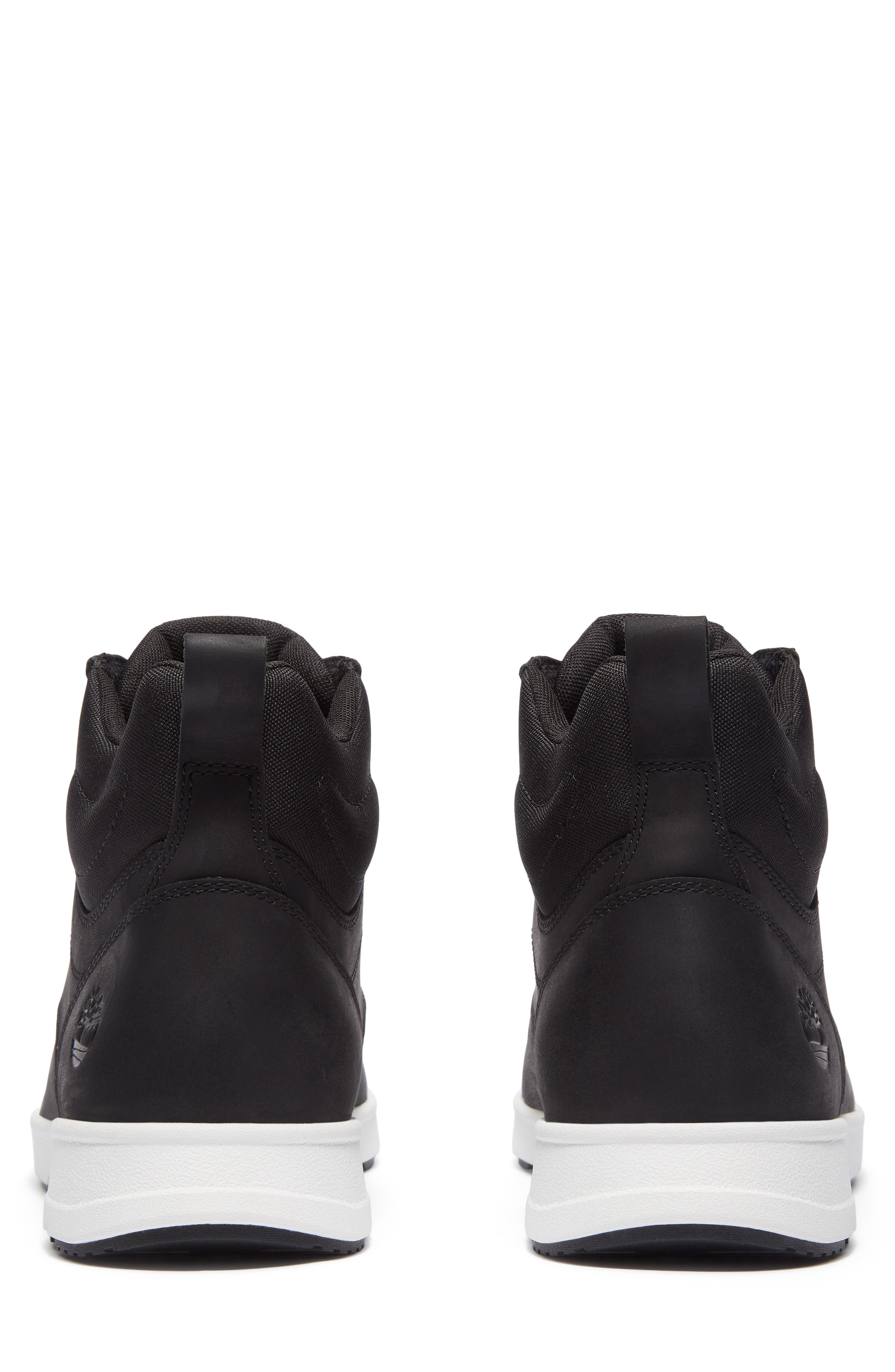 Timberland Parker Street High Top Sneaker, Alternate, color, Black Full Grain