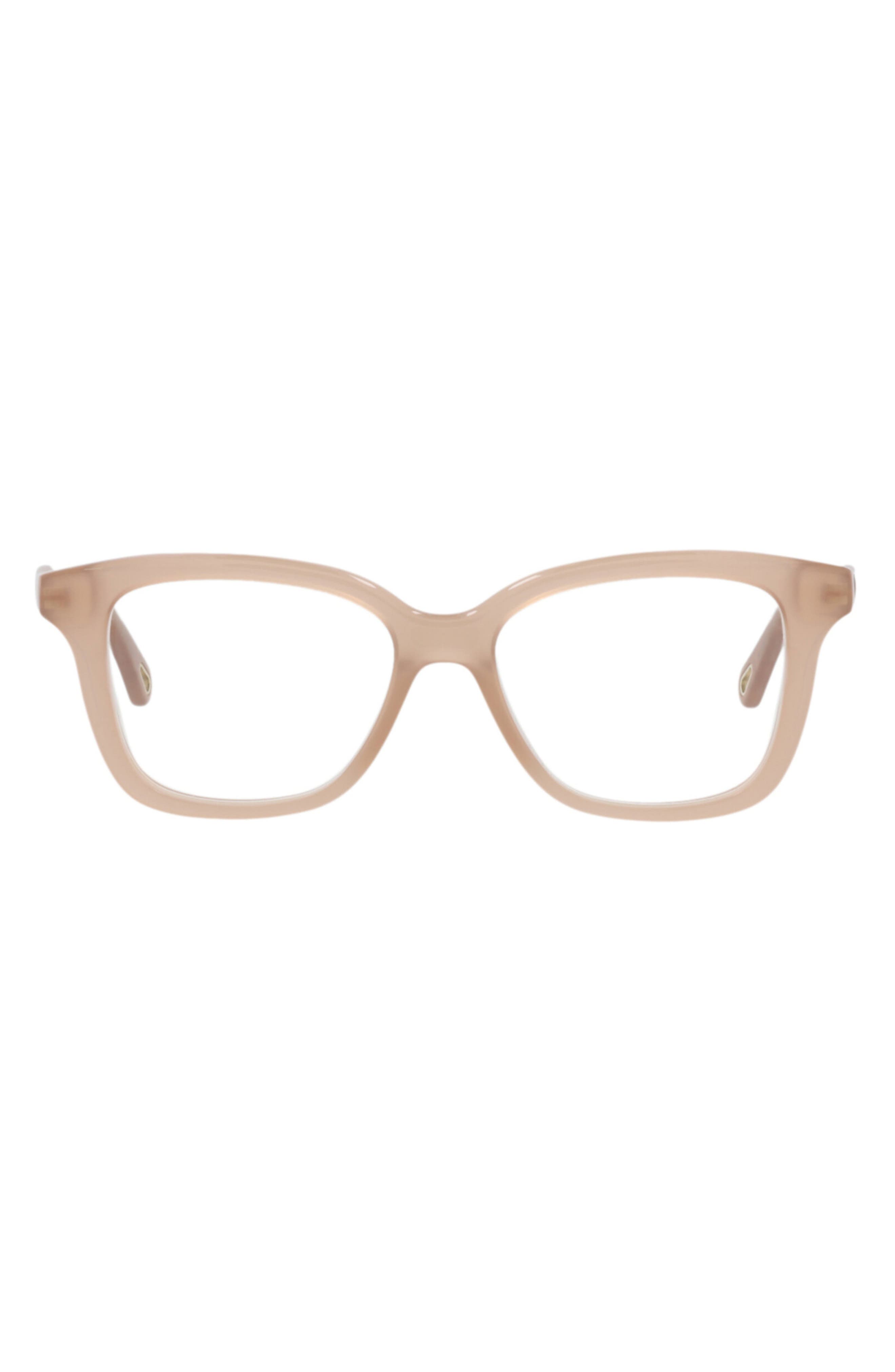 Chloé 49mm Square Optical Glasses