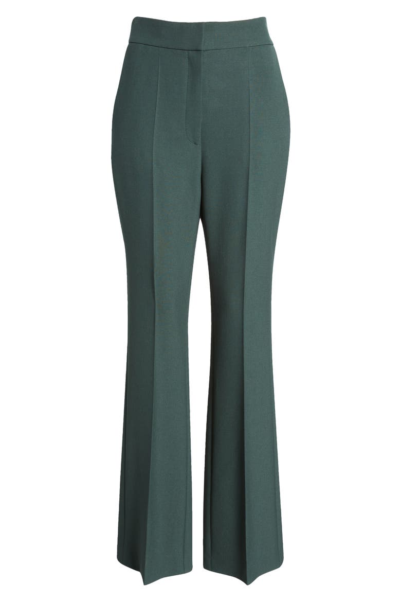 Tanorda High Waist Flare Pants, Alternate, color, COURT GREEN