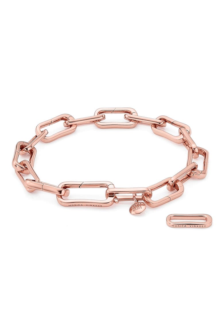 Alta Capture Charm Bracelet, Main, color, ROSE GOLD