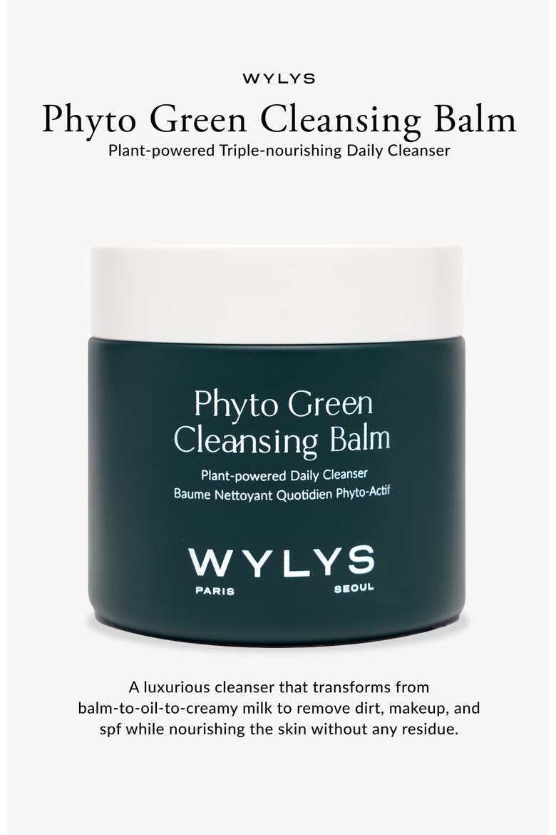 Phyto Green Cleansing Balm & Sage Verte Makeup Bag, Alternate, color, Green