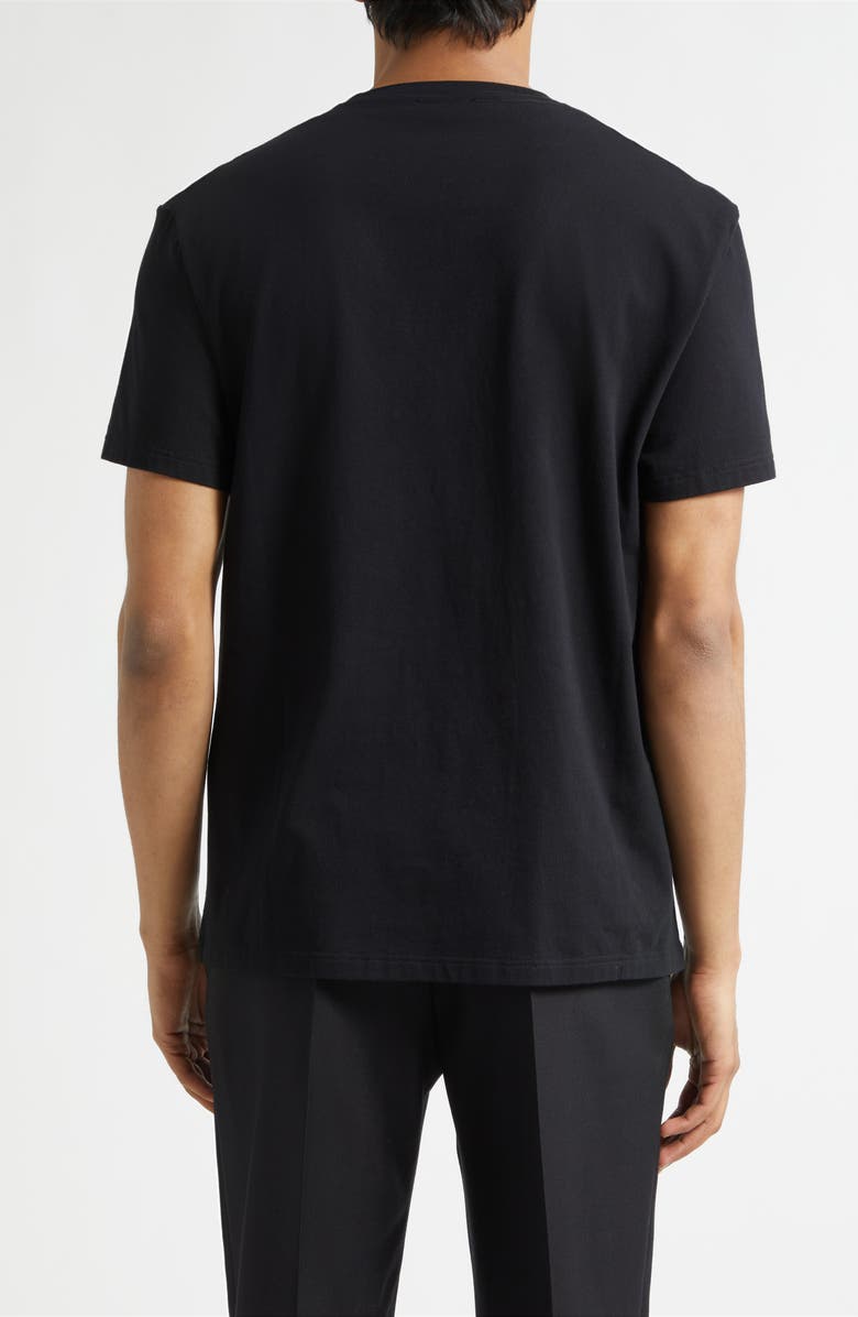 McQueen Embroidered Logo T-Shirt, Alternate, color, Black / Multicolour