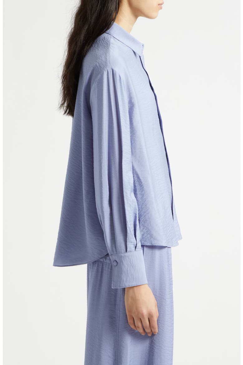 Techno Button-Up Shirt, Alternate, color, PURPLE