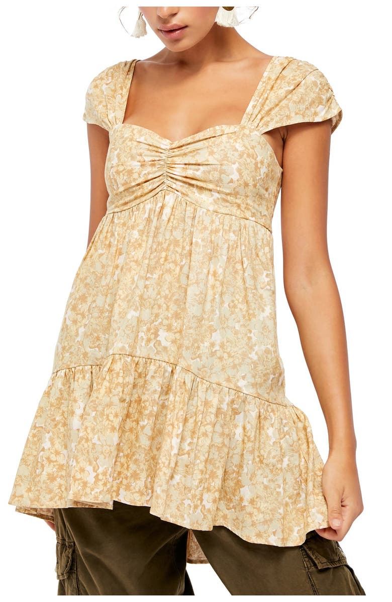 Free People Pattern Play Floral Mini Dress, Main, color,