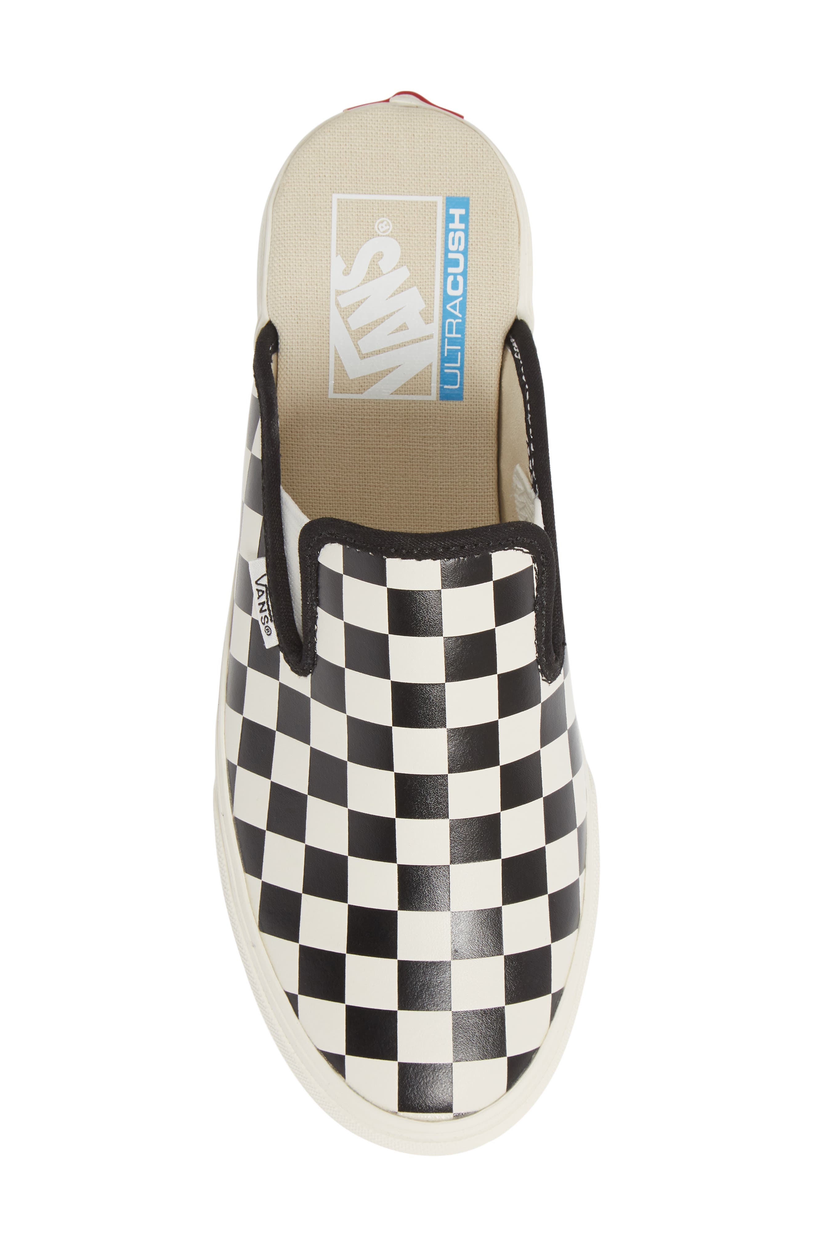 Vans Old Skool Leather Mule, Alternate, color, 