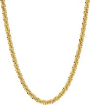 STEELTIME 18k Gold Plated Chain Necklace