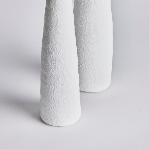 Napa Home & Garden Colton Taper Candle Holder Stands Set Of 2 In White