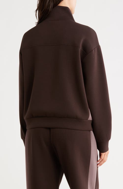 Z By Zella Whisper Stripe Scuba Knit Track Jacket