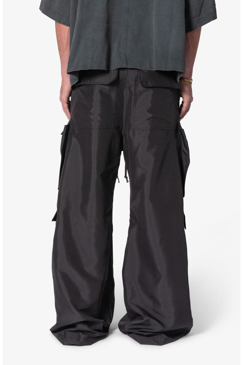 Rave Oversize Double Cargo Pocket Pants, Alternate, color, BLACK