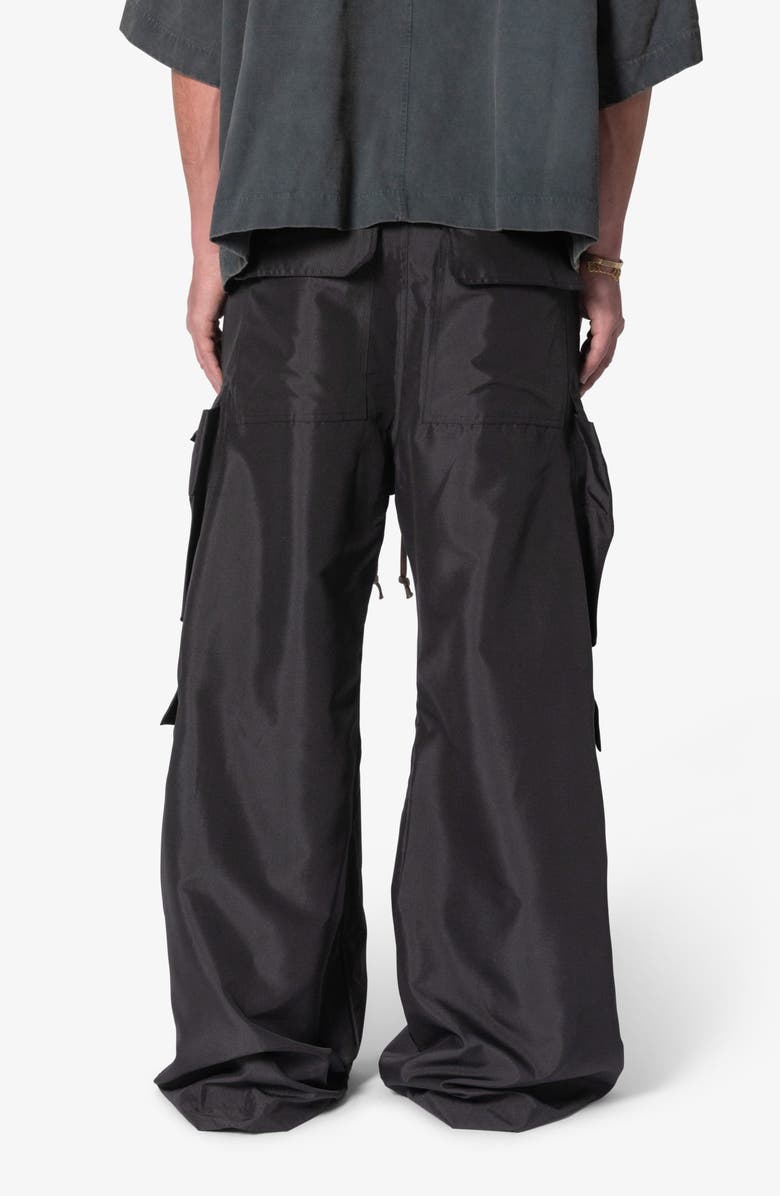 mnml Rave Oversize Double Cargo Pocket Pants, Alternate, color, Black
