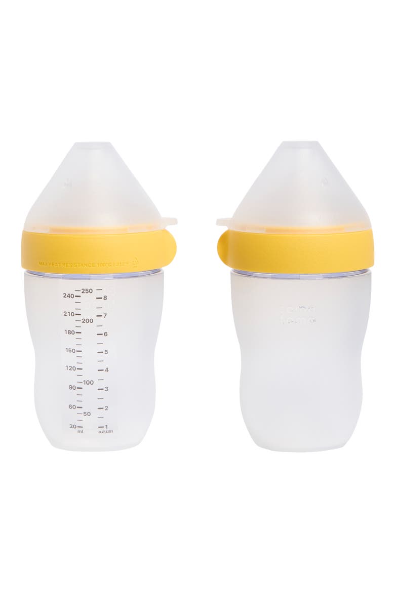 Set of 2 Gen 2 8-oz. Baby Bottles, Main, color, YELLOW