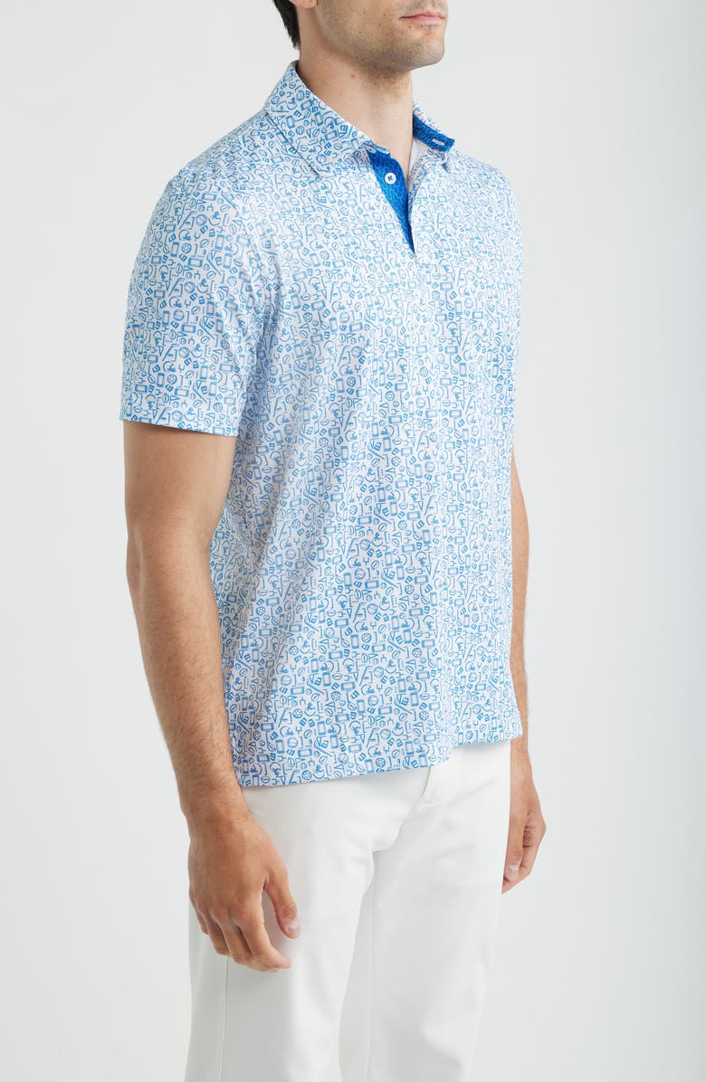 Johnston & Murphy XC+<sup>™</sup> Performance Game Day Polo, Alternate, color, Royal