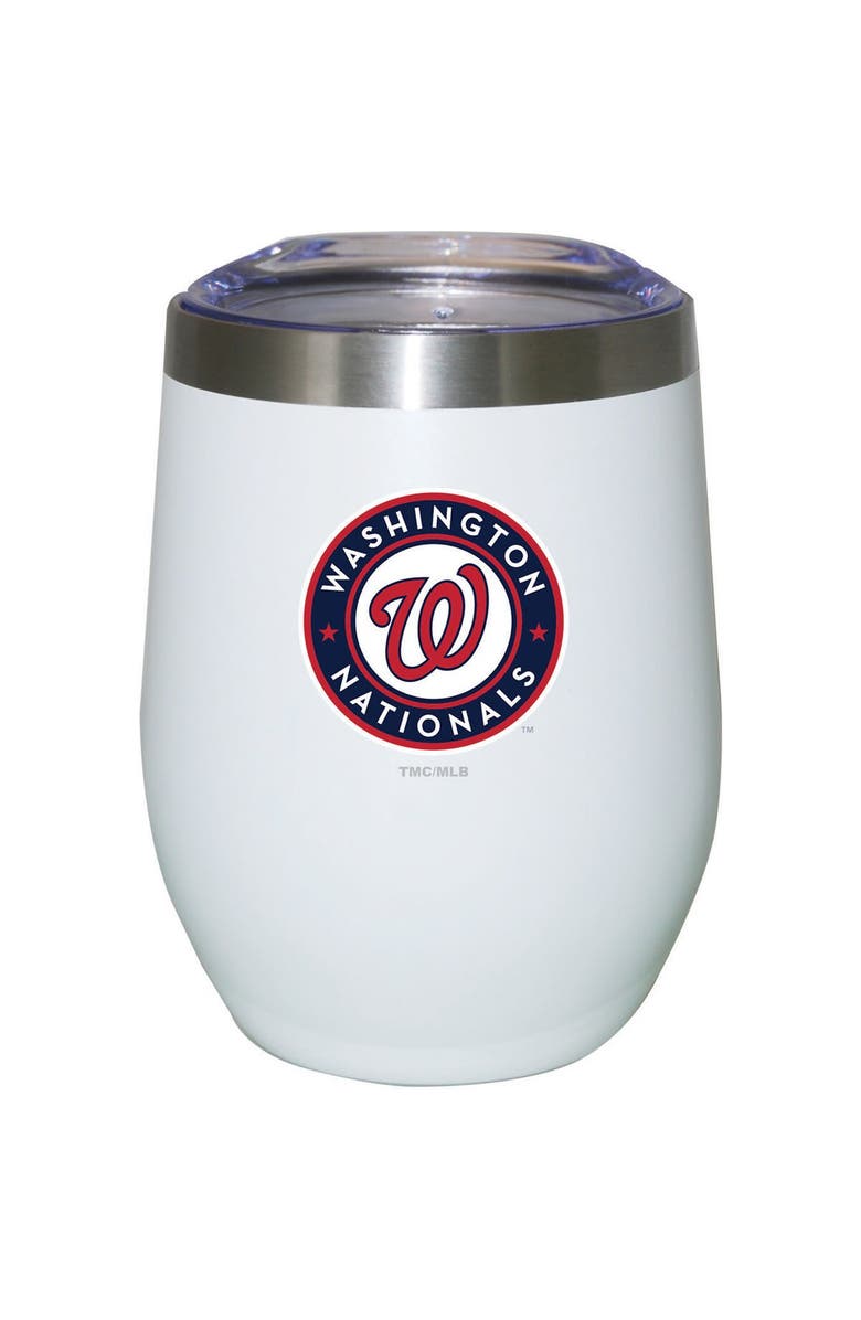 THE MEMORY COMPANY Washington Nationals 12oz. Logo Stemless Tumbler, Main, color, 