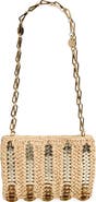 Rabanne Small 1969 Raffia Shoulder Bag