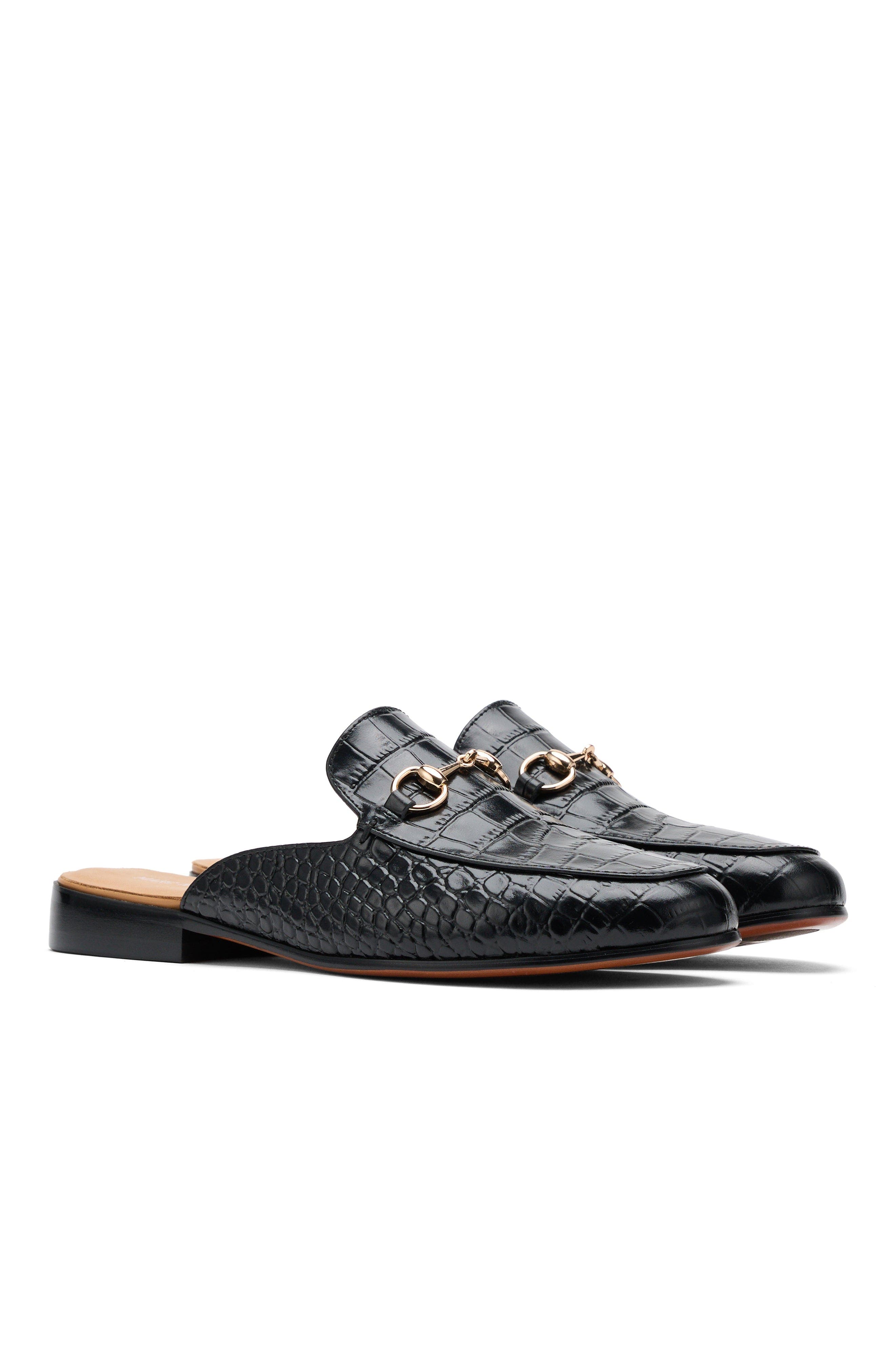MARC NOLAN Ms. Del Sol Loafer Mule, Alternate, color, Black Croc