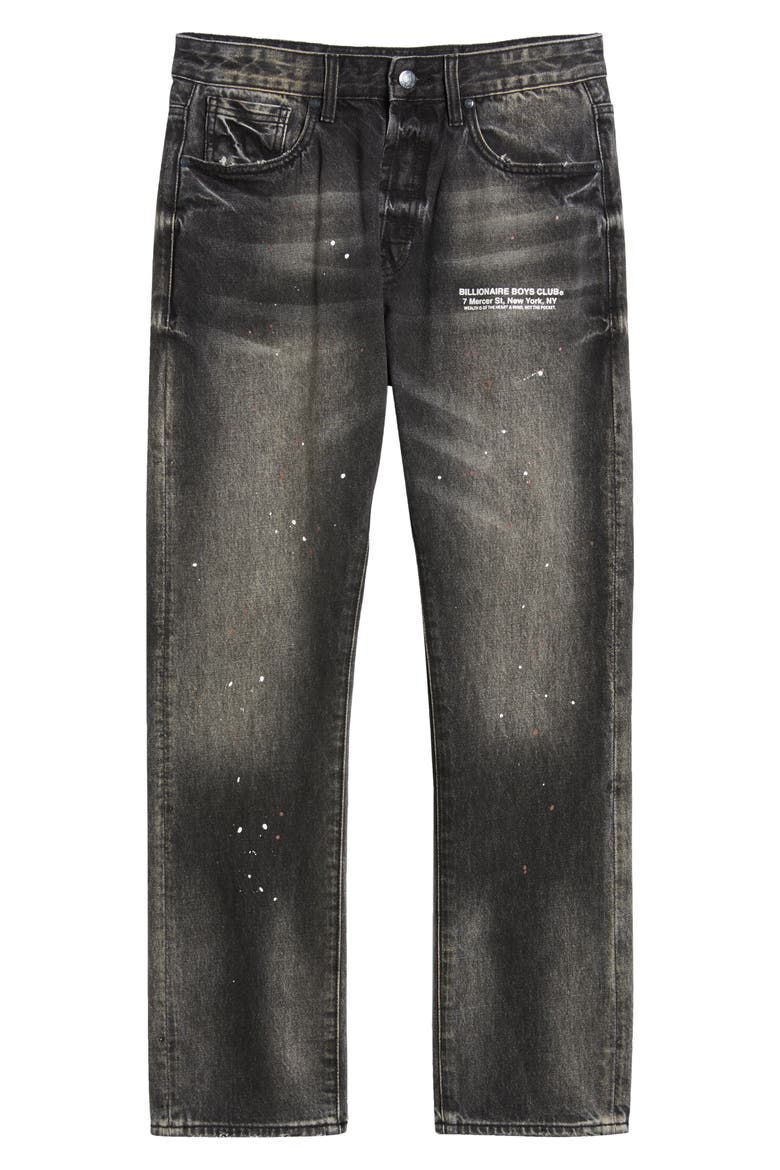 Dark Rider Straight Leg Jeans, Alternate, color, EVO-BLACK