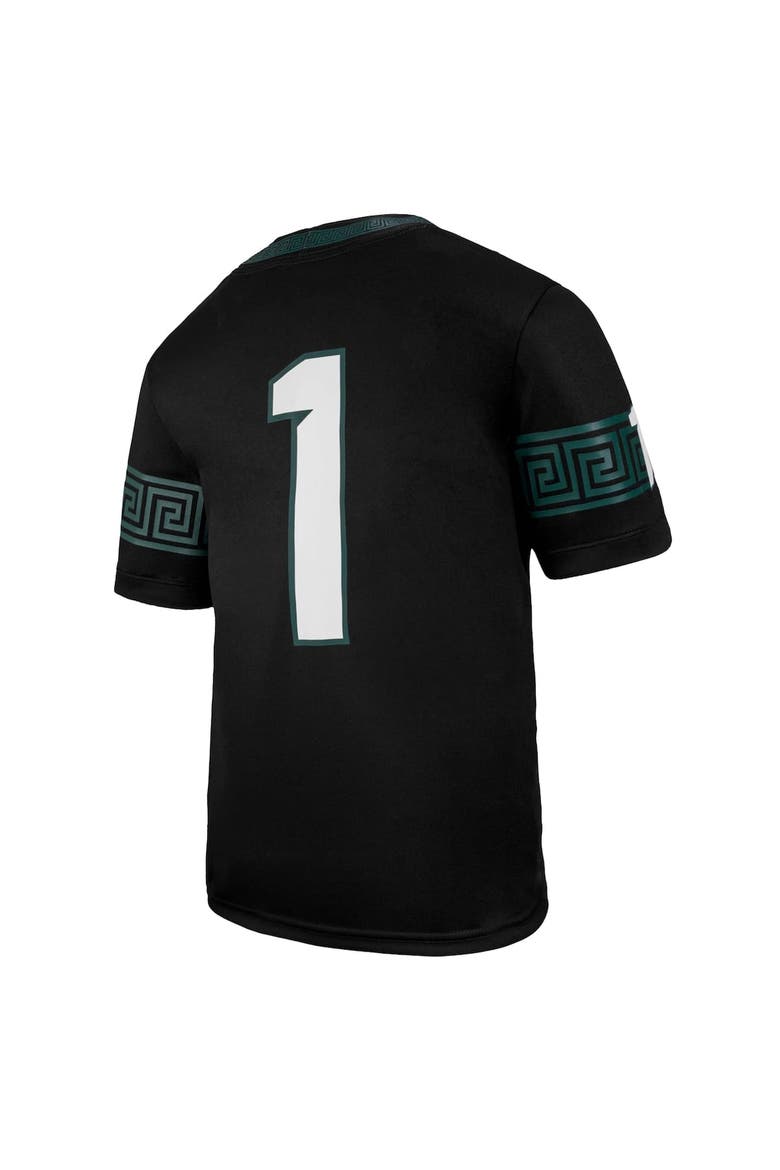 Youth Nike #1 Black Michigan State Spartans  Untouchable Replica Game Jersey, Alternate, color, Black