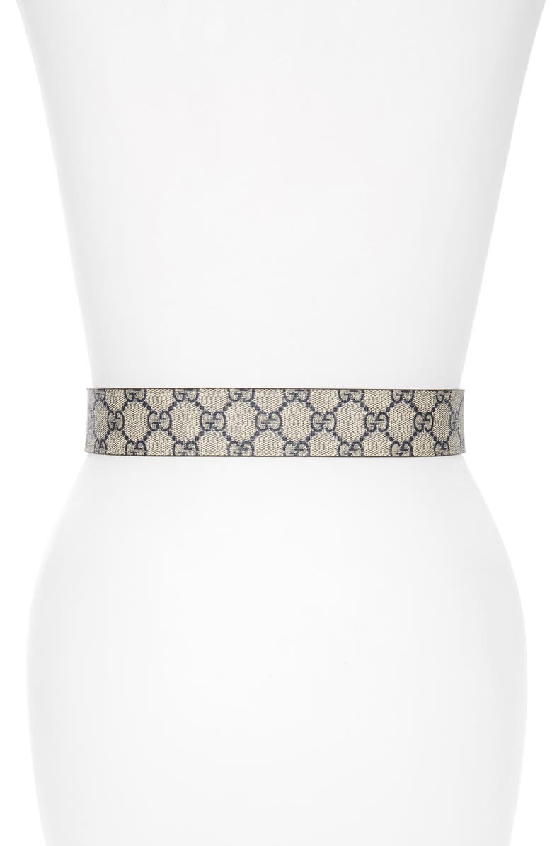 Gucci Logo Buckle Belt, Alternate, color, 