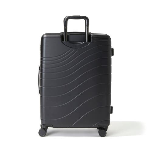 Baggallini Set Wave 26 In. 4 Wheel Hardside Luggage In Black Hardside