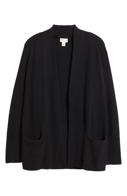 Caslonr Caslon(r) Open Front Cardigan In Black