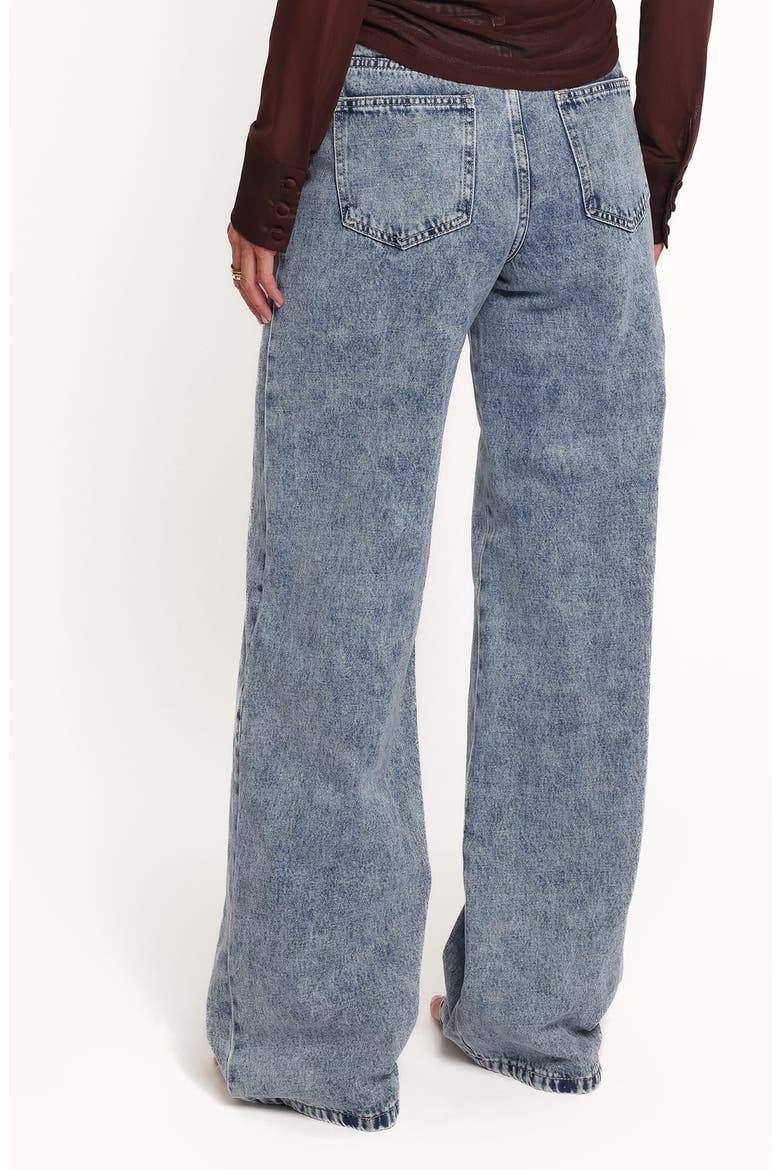 Kendall High Waist Straight Leg Corduroy Pants, Alternate, color, MEDIUM WASH