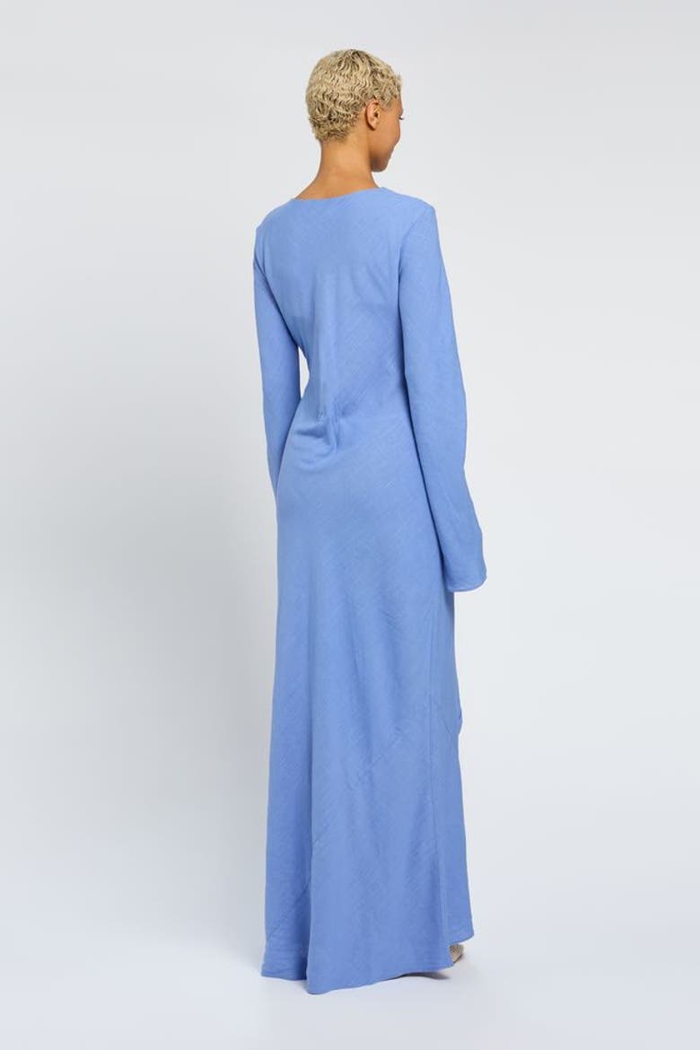 Virgo Dress, Alternate, color, blue
