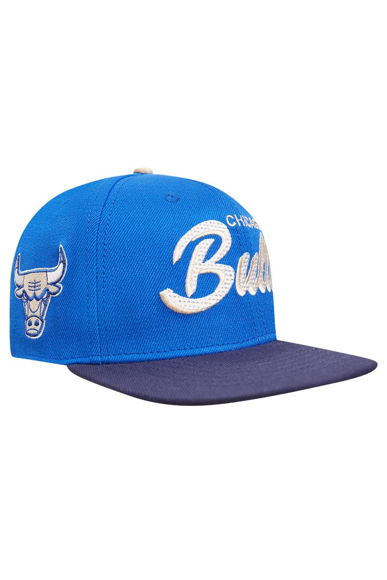 Men's Pro Standard Blue/Navy Chicago Bulls Legacy Snapback Hat, Main, color, Blue
