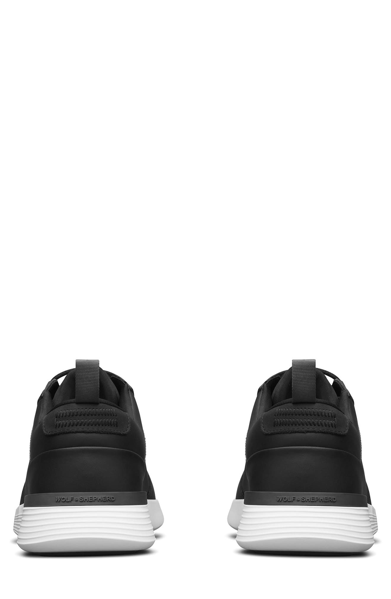 Wolf & Shepherd Crossover<sup>™</sup> Victory Sneaker, Alternate, color, Jet Black/ White