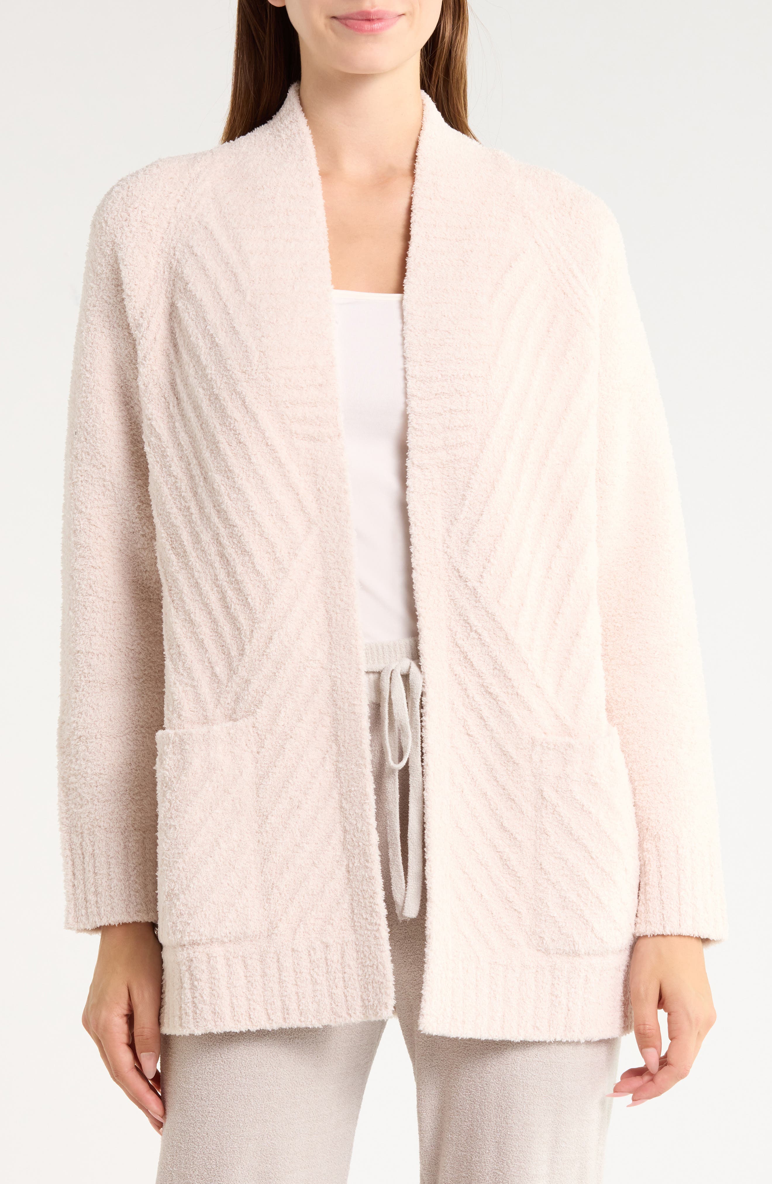 CozyChic™ Directional Ribbed Cardigan