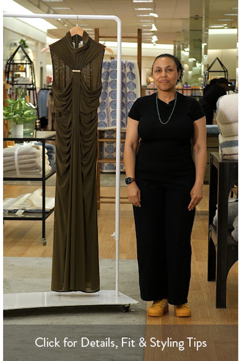 Collette Ruched Maxi Dress video