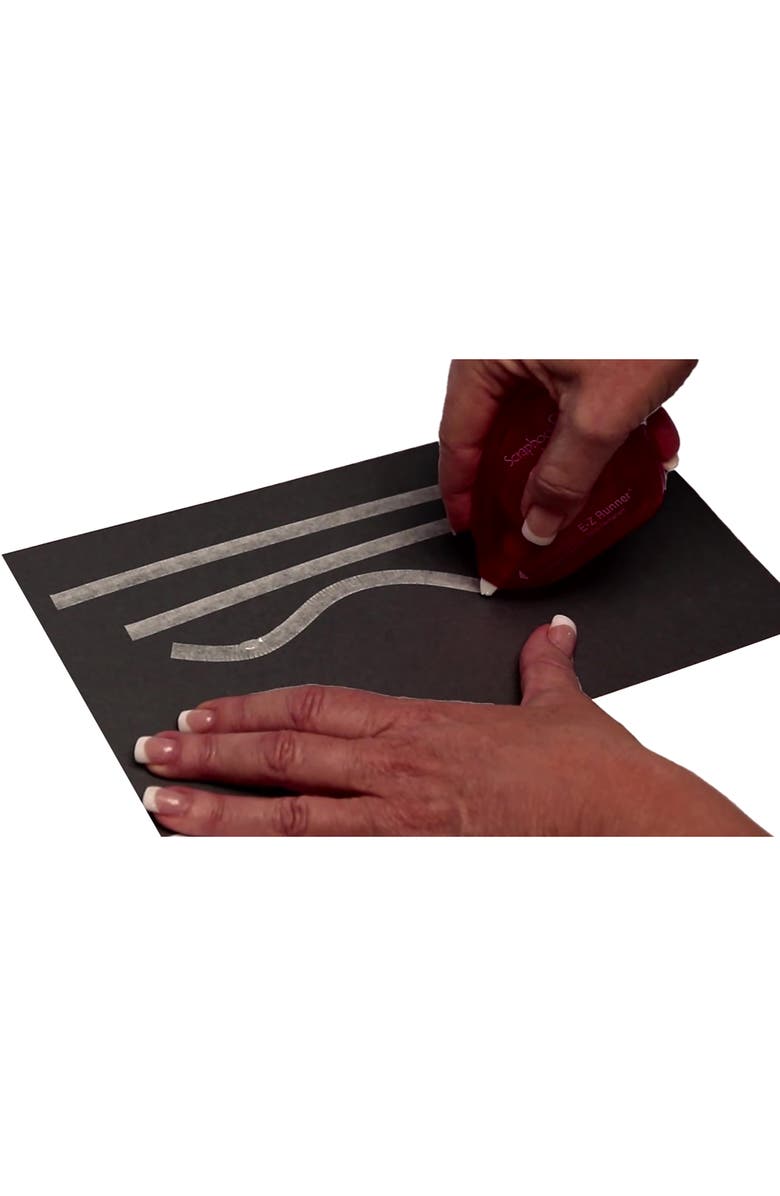 Scrapbook Adhesives by 3L Ez Runner Doublesided Permanent Strips In Nonrefillable Dispenser, 6 Pack, Alternate, color,