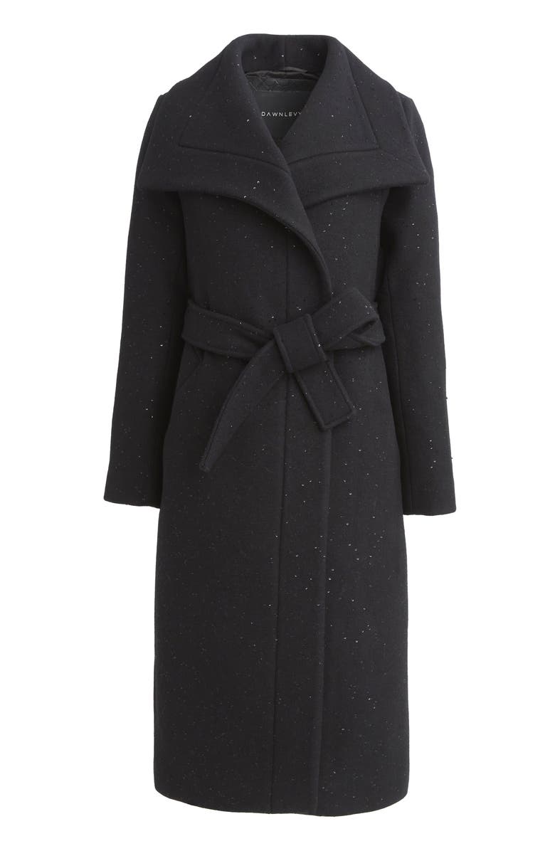 Dawn Levy Gisele - Sequins Coat, Alternate, color, Black