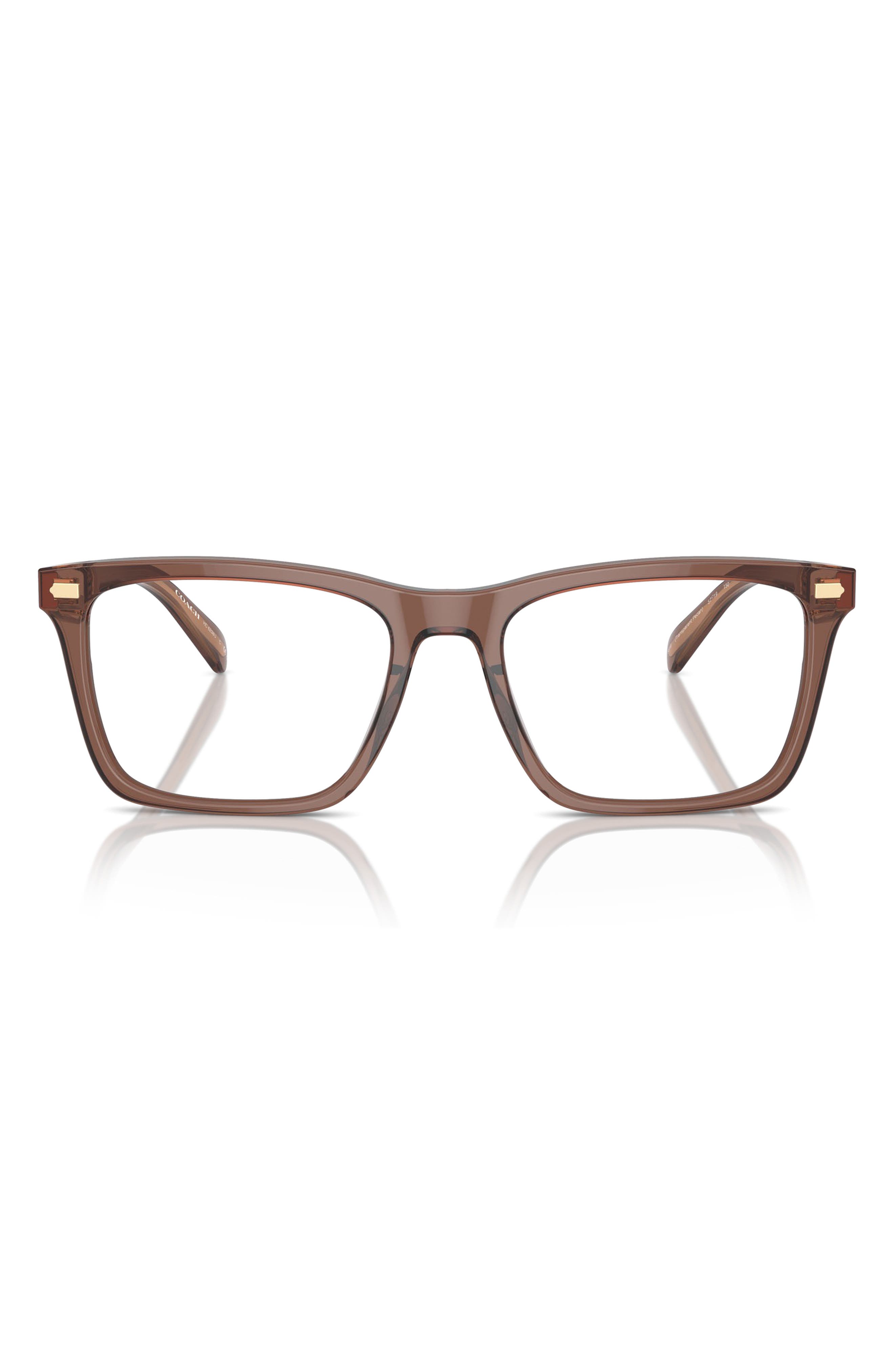 selected TRANSPARENT PECAN / DEMO LENS
