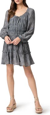 PAIGE Kenmare Floral Tiered Dress