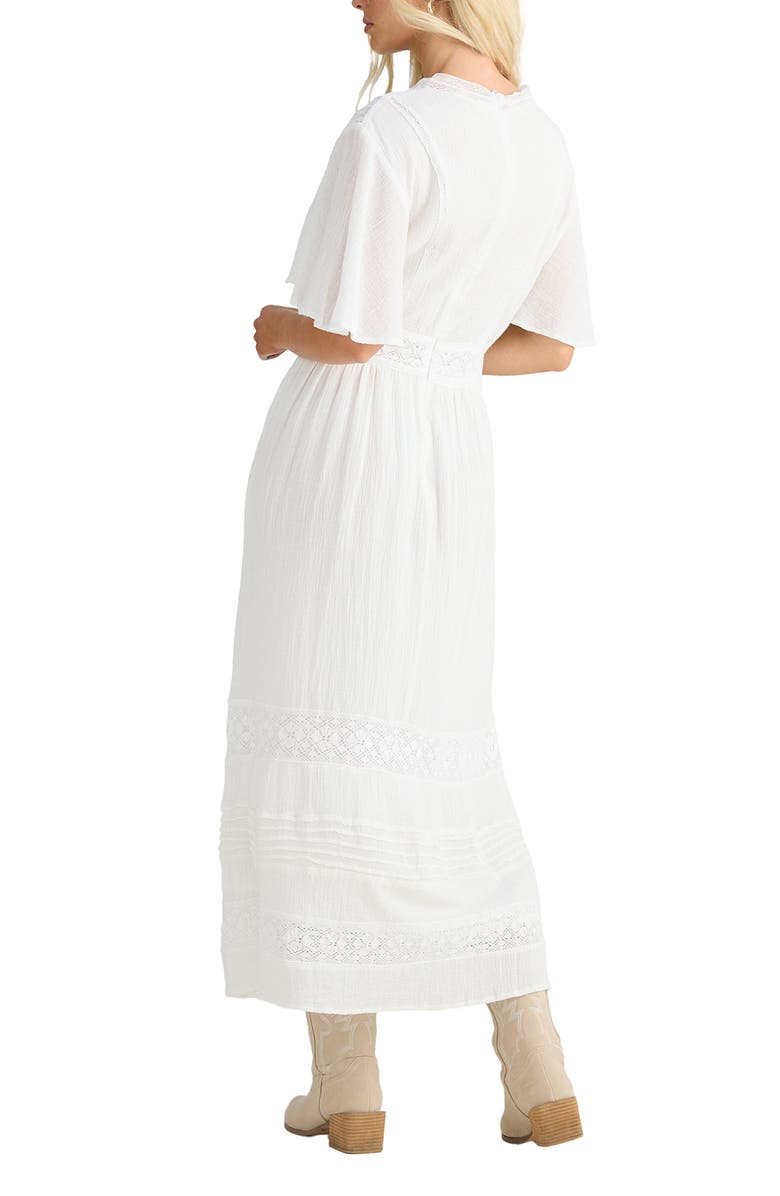 Talisman the Label Romy Lace Maxi Dress, Alternate, color, White