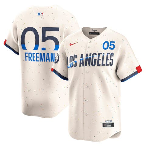 Men's Nike Freddie Freeman Cream Los Angeles Dodgers City Connect Limited Player Jersey