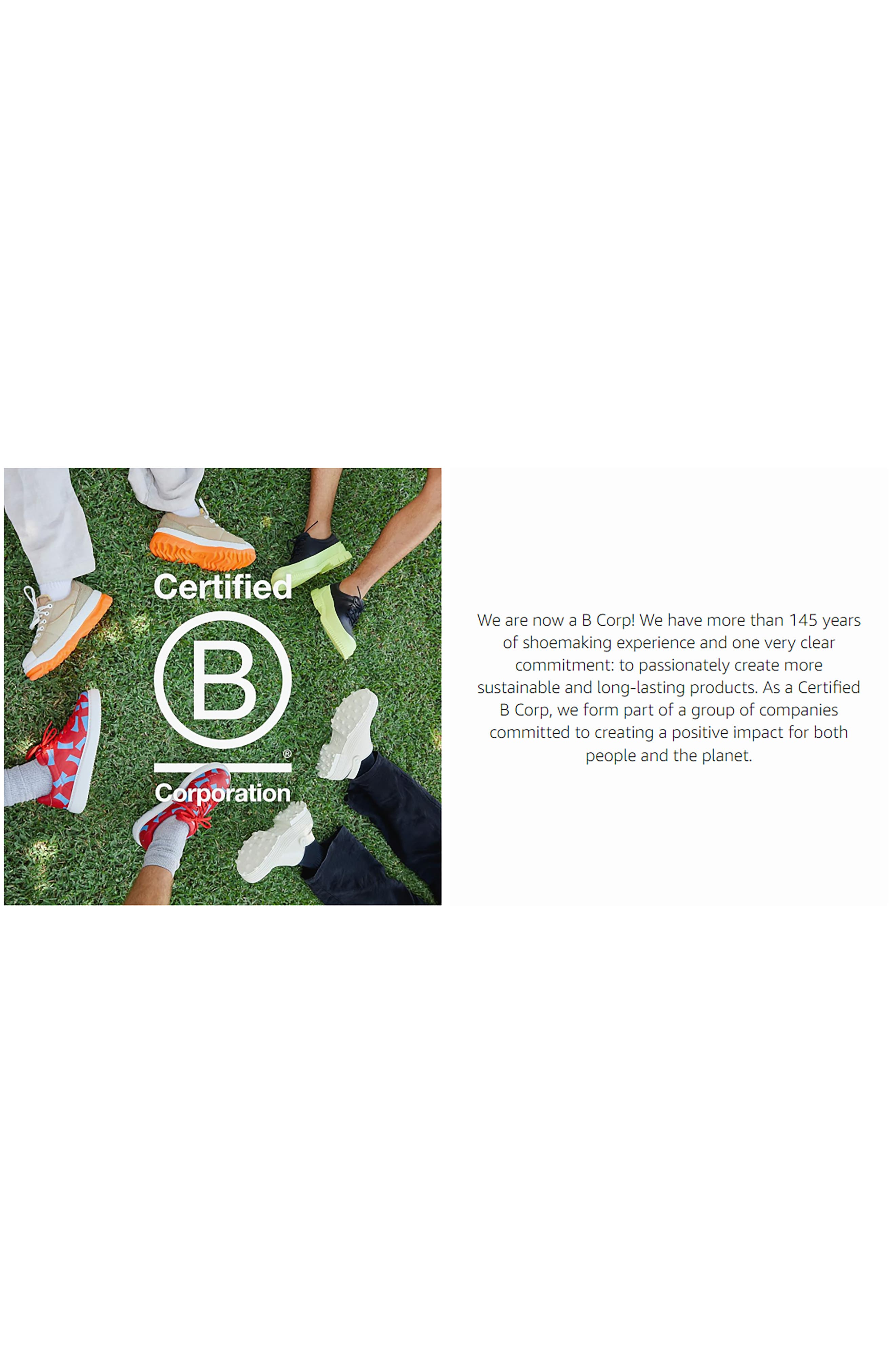 CAMPERLAB Gender Inclusive Tossu Water Repellent Sneaker, Alternate, color, Bright Green