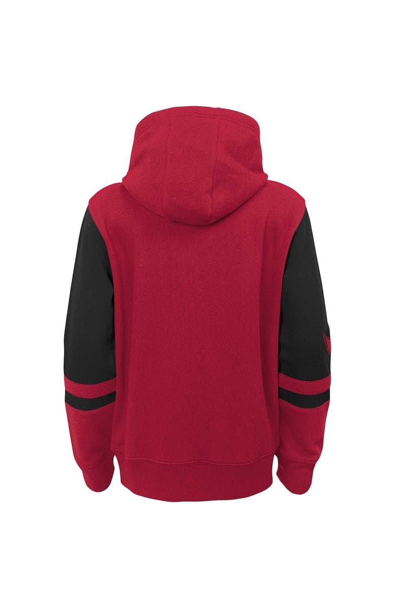 Outerstuff Youth Cardinal Arizona Cardinals Colorblock Full-Zip Hoodie, Alternate, color, Cardinal