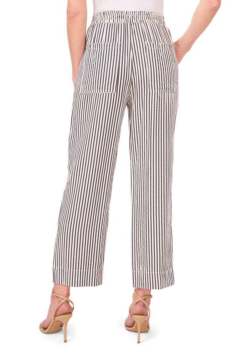 Stripe Drawstring Ankle Pants, Alternate, color, CLASSIC NAVY