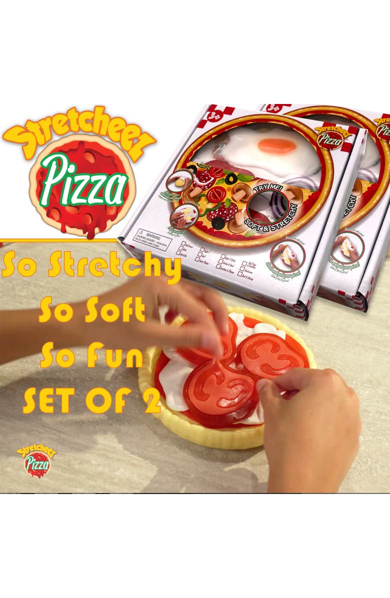 Stretcheez Pizza 2 Pack, Surprise Styles & Toppings, Alternate, color, Multicolored
