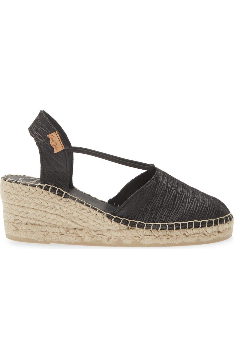 Toni Pons Telma Espadrille Wedge, Alternate, color, Negre