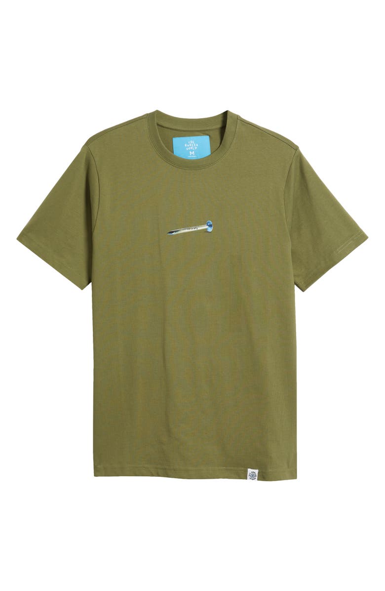 VIC GARCIA WORLD Tough As Nails Cotton Graphic T-Shirt, Alternate, color, Cypress