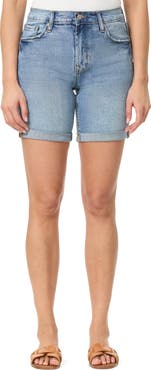 Kensie 7" Double Roll Cuff Shorts
