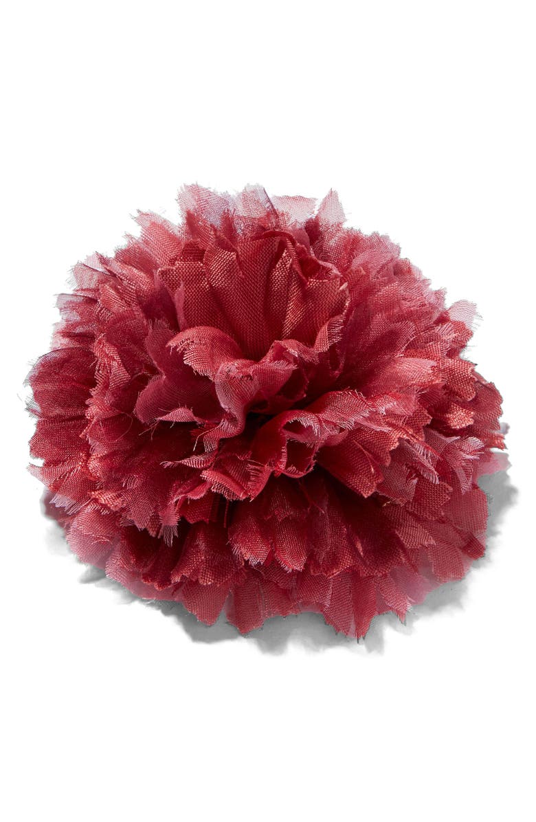 Helena Simon The Dark Pink Carnation Floral Brooch, Alternate, color, Dark Pink