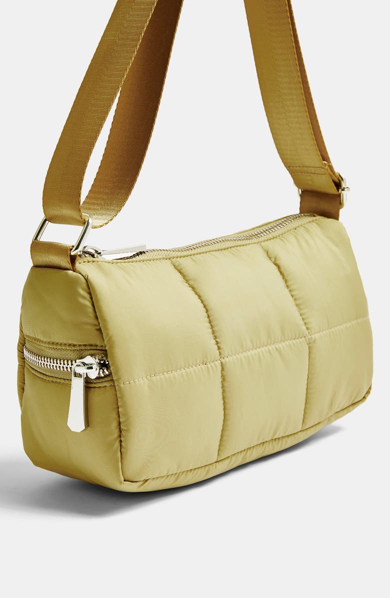Topshop Square Quilted Shoulder Bag, Alternate, color,